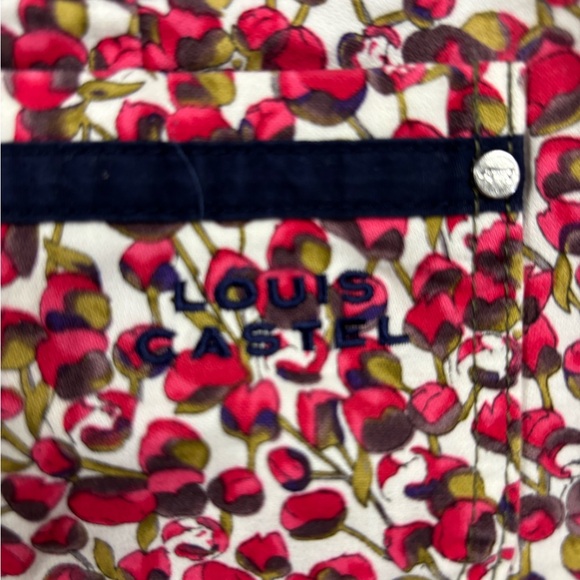 Louis Castel Floral Poppies Print Golf Capri Pants - Picture 10 of 12